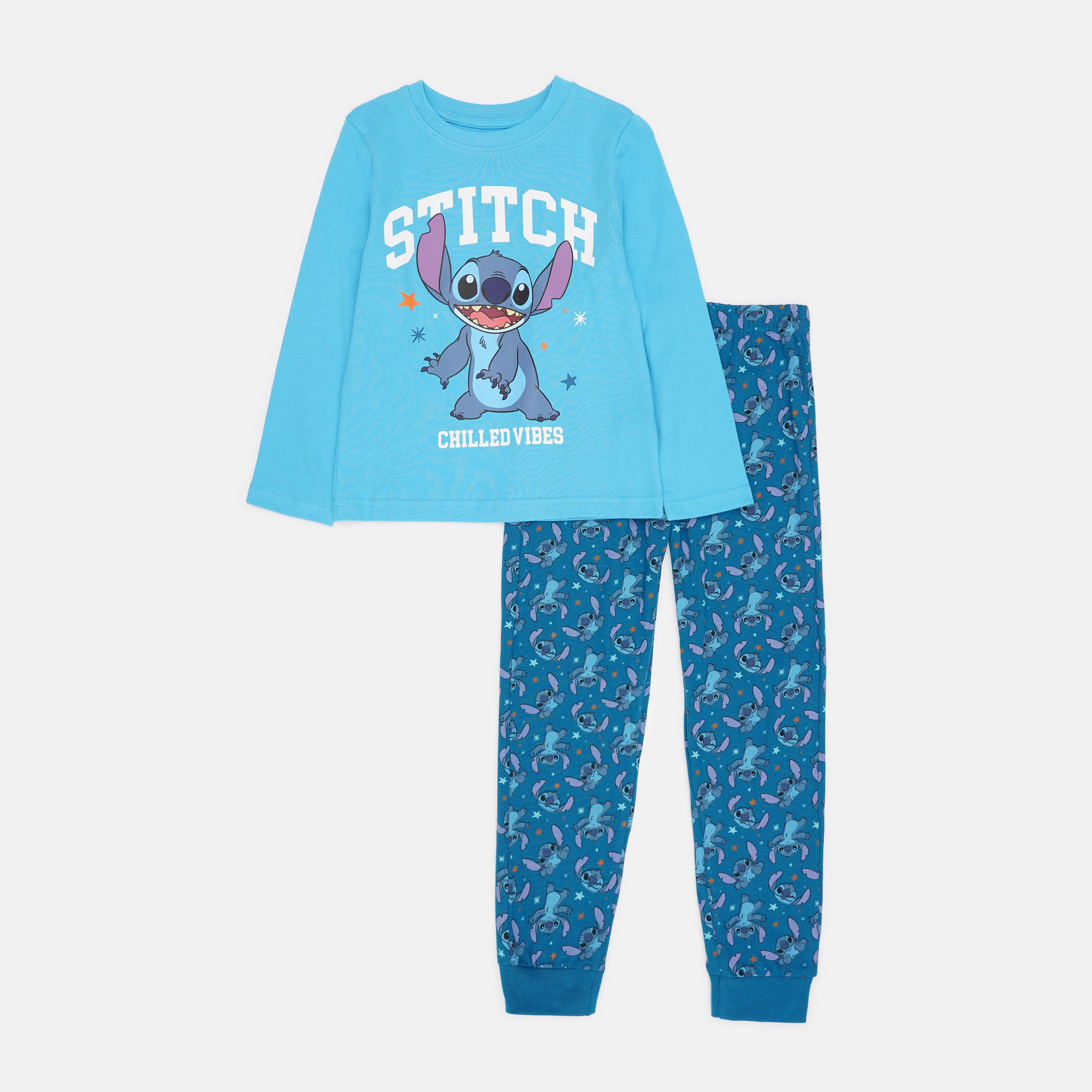 Акція на Дитяча піжама для хлопчика Disney Stitch DIS LIS 52 04 B886 104 см Синя від Rozetka