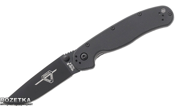 

Карманный нож Ontario RAT Model 2 Black Plain Edge (ON8861) Black