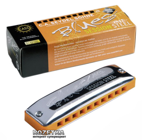 

Губная гармошка Seydel Session Steel D (10301D)