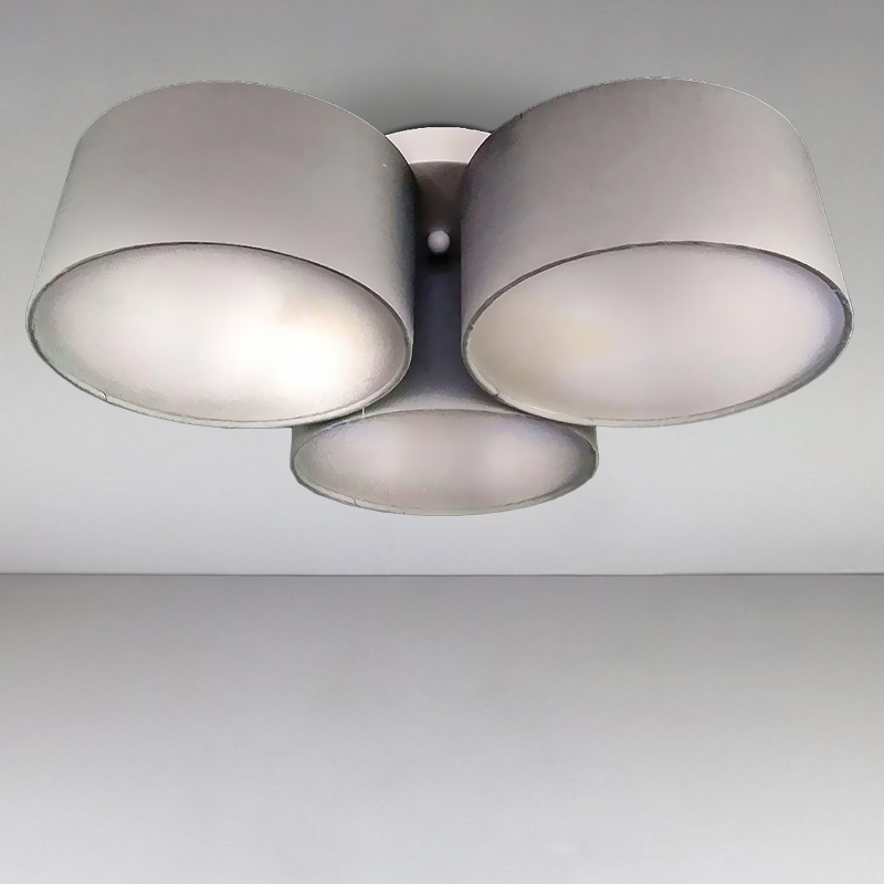 

Люстра потолочная Light House NM-14979/3A WT+BR+WT E27 TK серая