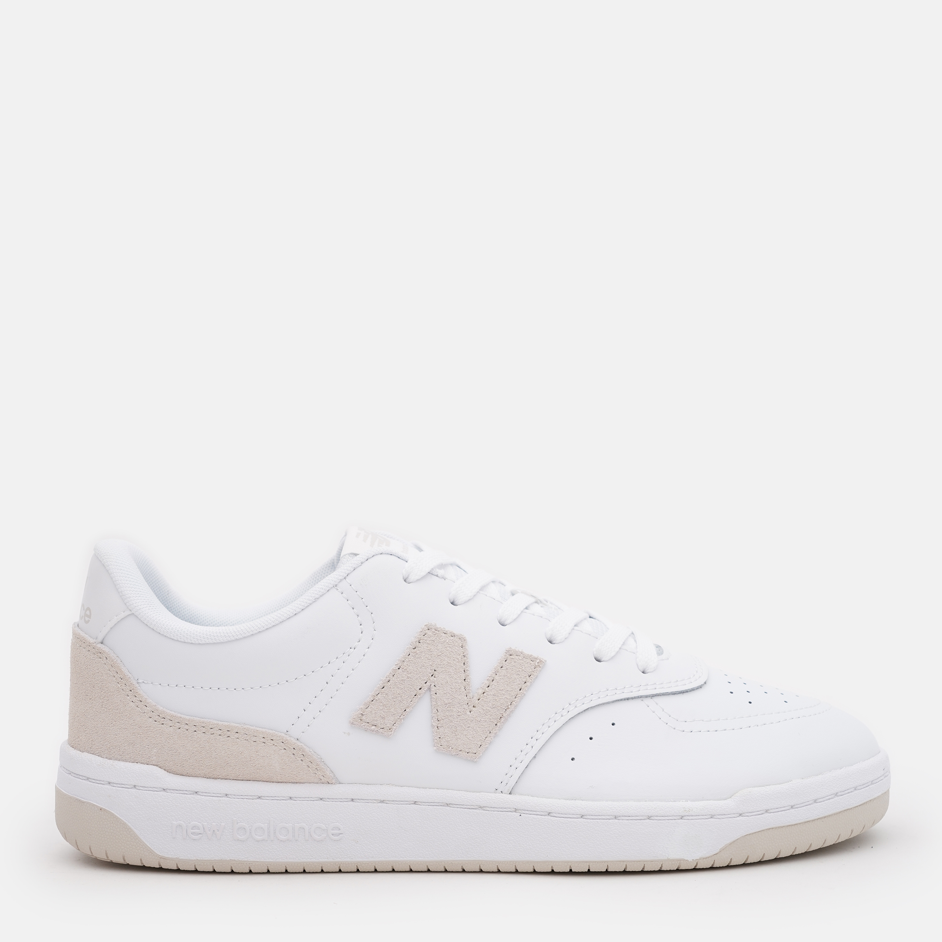 Акція на Чоловічі кеди низькі New Balance BB80 BB80RTG 44 (10US) 28 см Білий/Сірий від Rozetka