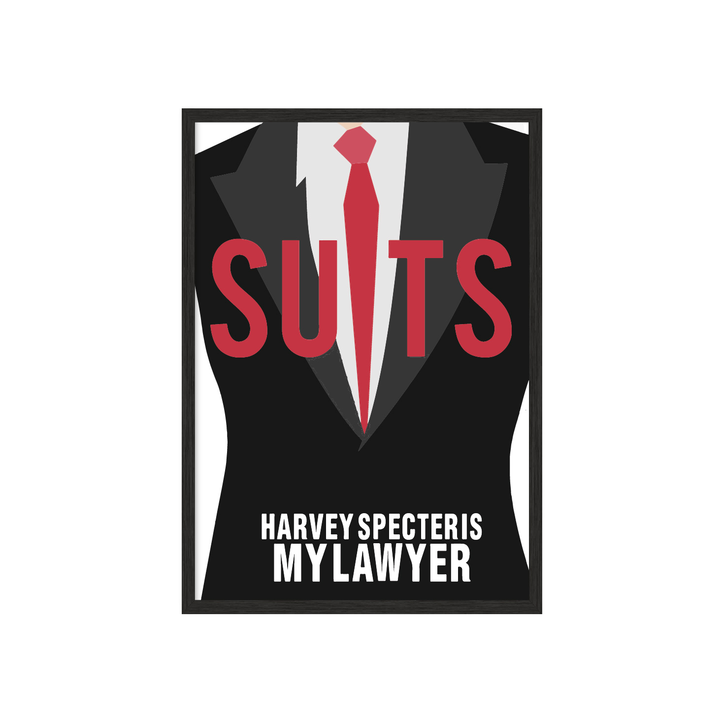 

Постер "Suits" с антибликовым стеклом 42 x 59.4 см в чёрной рамке