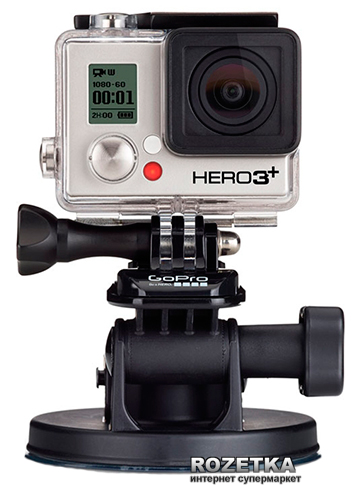 

Держатель для экшн-камеры с присоской GoPro Black (AUCMT-302)