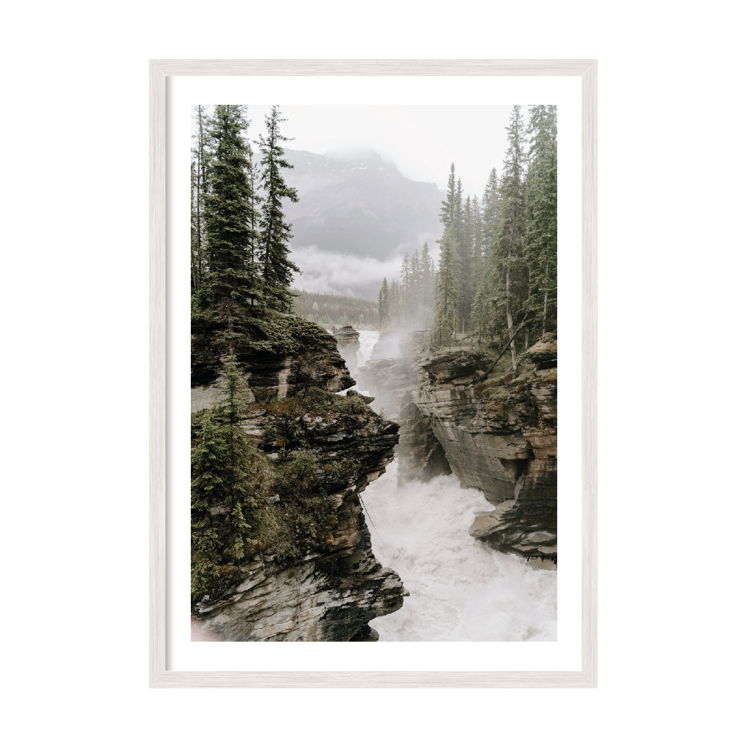 

Постер "Forest River" без стекла 420x594 мм в белой рамке