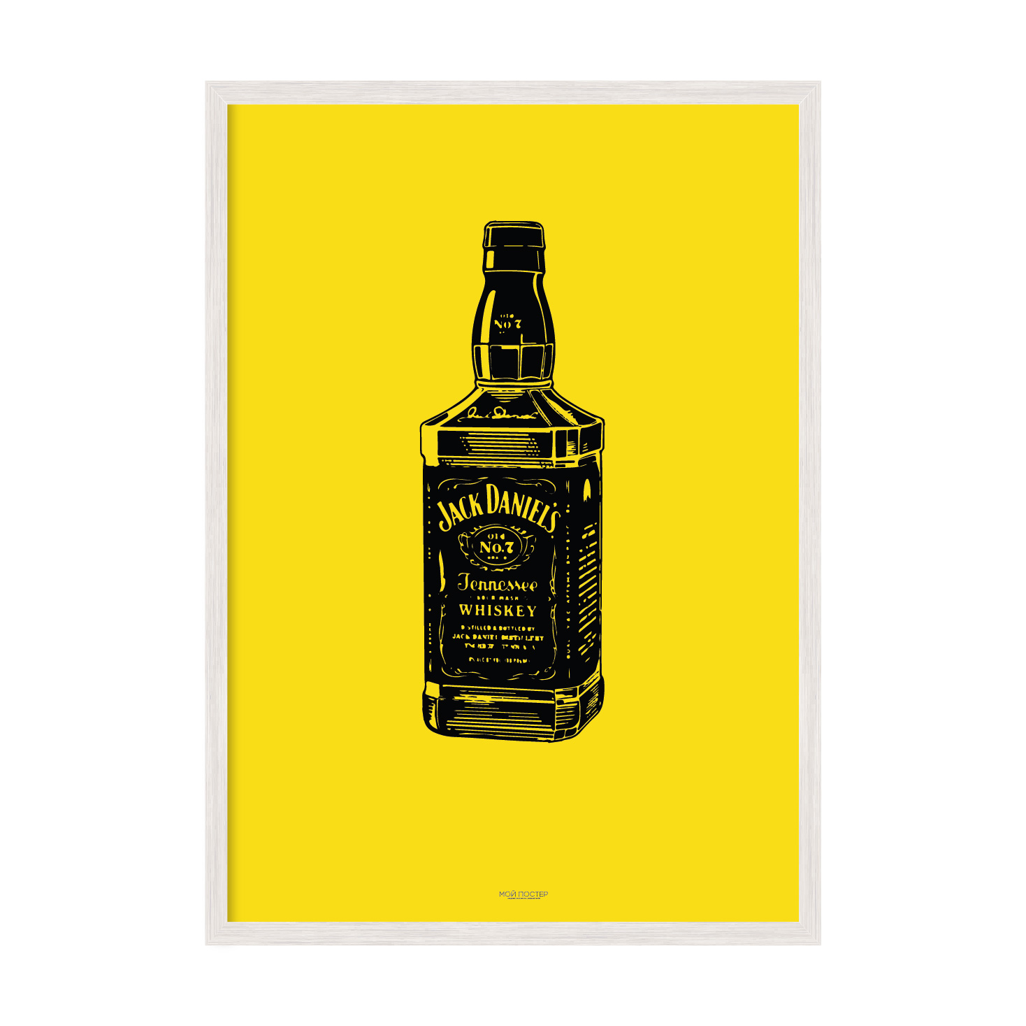 

Постер "Jack Daniels" с антибликовым стеклом 42 x 59.4 см в белой рамке
