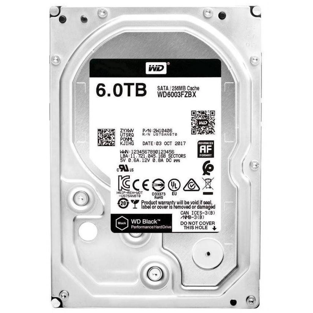 

Жесткий диск 3.5" 6TB WD (WD6003FZBX)