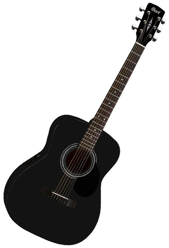 

Гитара электроакустическая Cort AF510E BKS