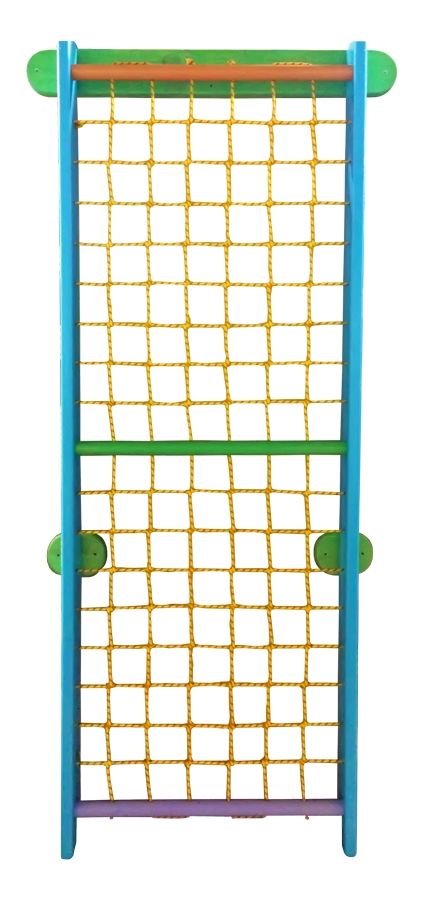 

Деревянная Пиратская сетка для лазания из сосны для дома и спортзала, до 40кг, разноцветная 102х225 см 61332