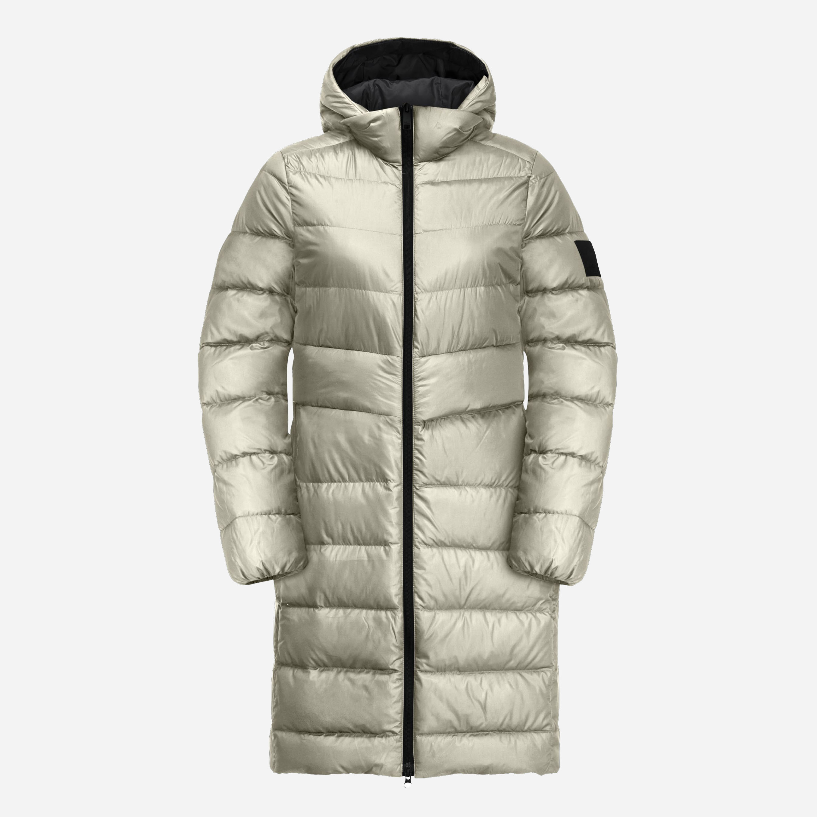 Акція на Куртка зимова довга жіноча Jack Wolfskin Lenauplatz Coat W 1207471_A0029 L Бежева від Rozetka