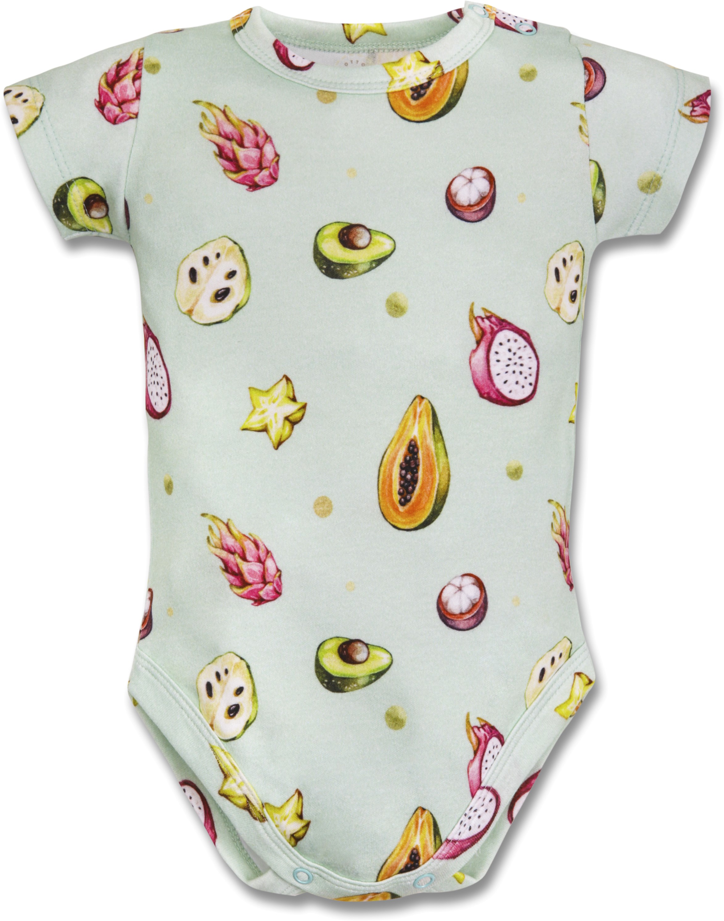 

Боди-футболка Cotton Wonder Fruits BV002 68-74 см Мятная