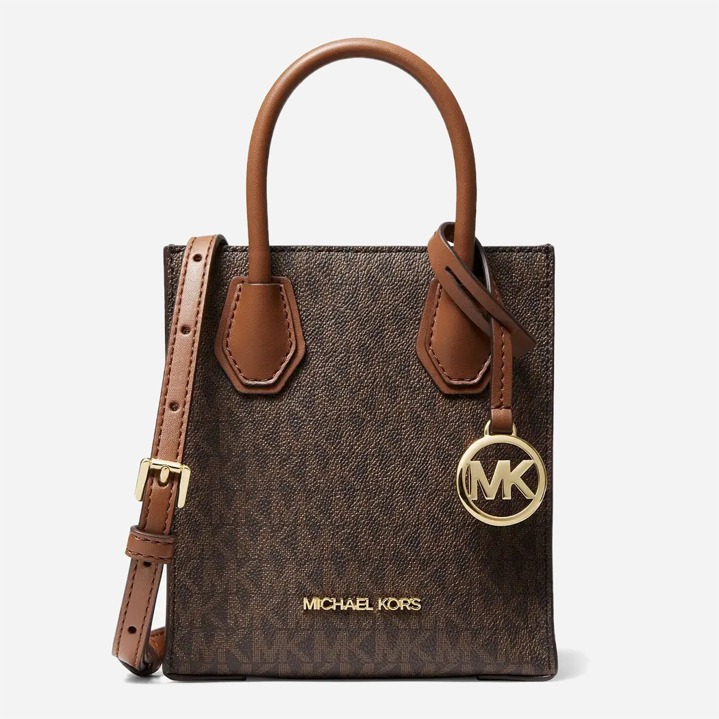 Акція на Сумка крос-боді через плече жіноча Michael Kors 730130906 Коричнева від Rozetka