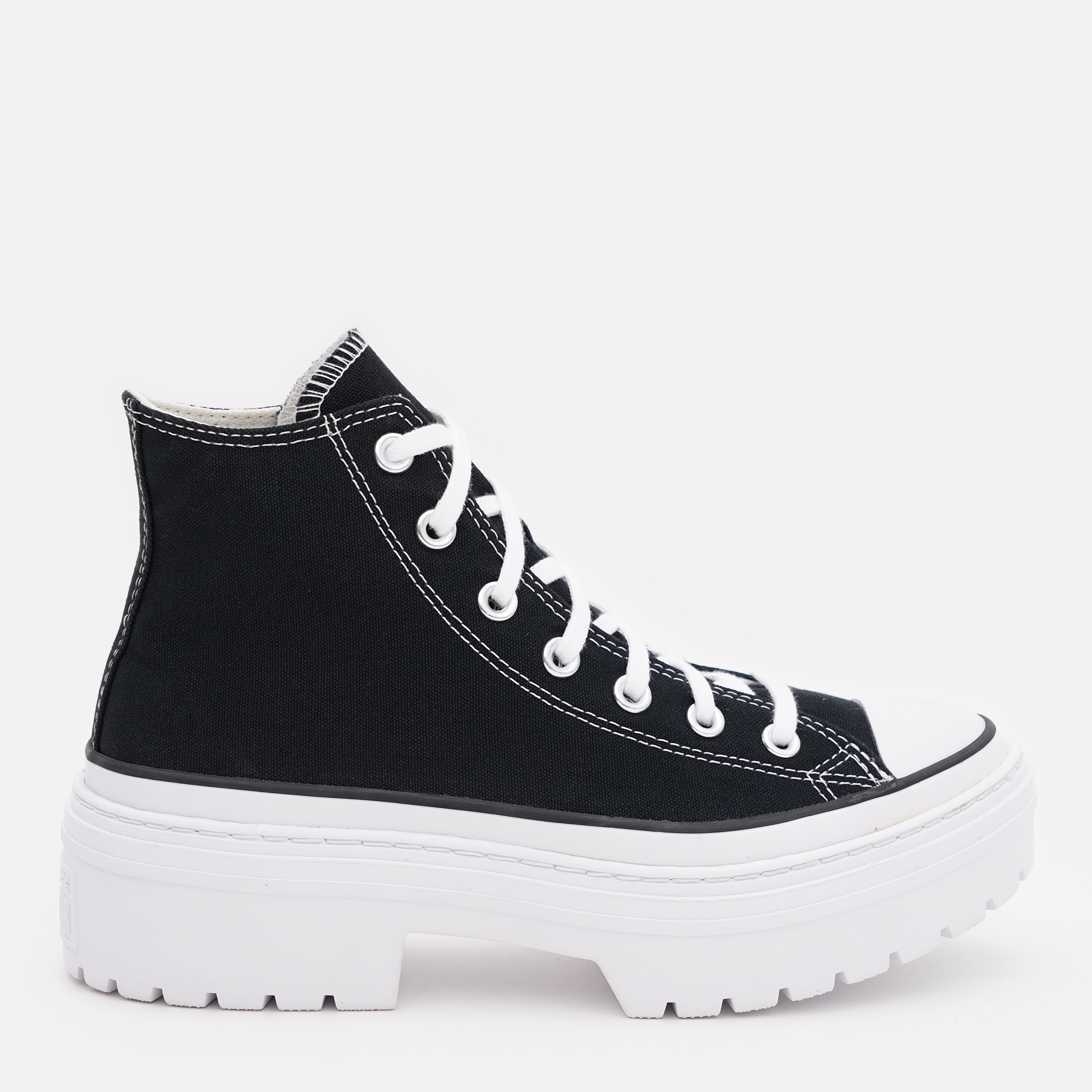 Акція на Жіночі кеди високі Converse Ctas Lugged Heel Hi A08258C 36 (5.5US) 22.5 см Чорні від Rozetka