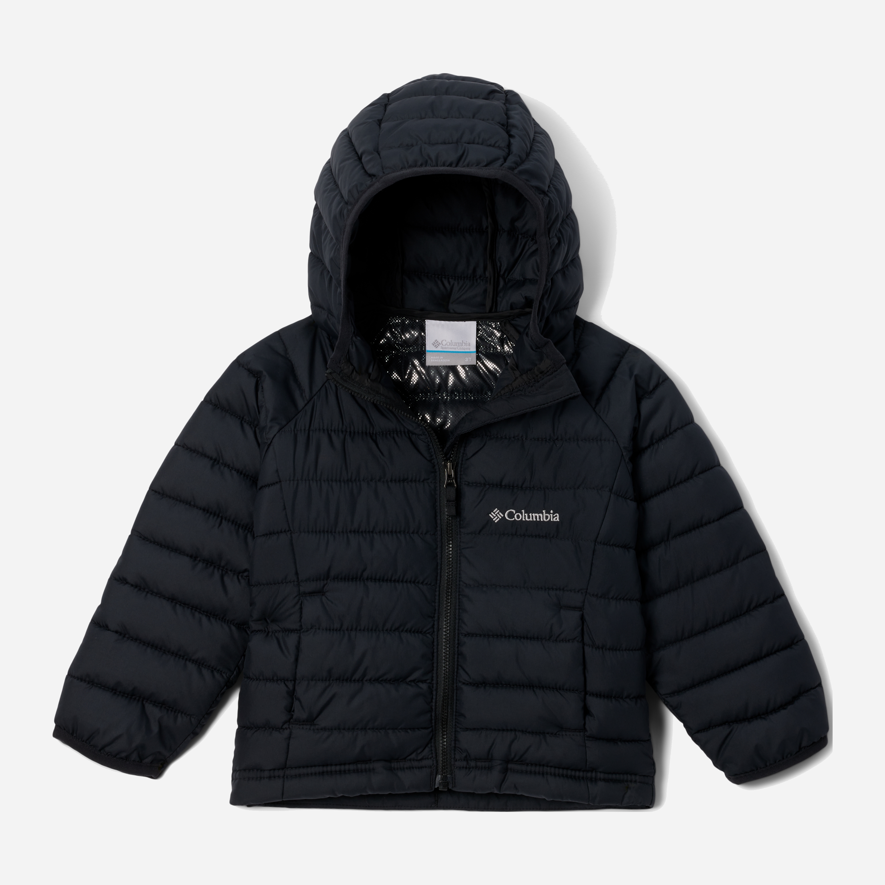 Акція на Дитяча зимова куртка для дівчинки Columbia Powder Lite II Hooded Jacket 2090043010 128-134 см Чорна від Rozetka