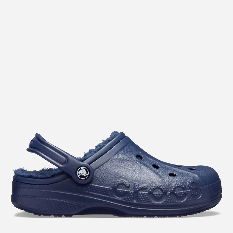 Акція на Жіночі крокси утеплені Crocs Baya Lined Clog 205969-463 39-40 (M7/W9) 25 см Сині від Rozetka