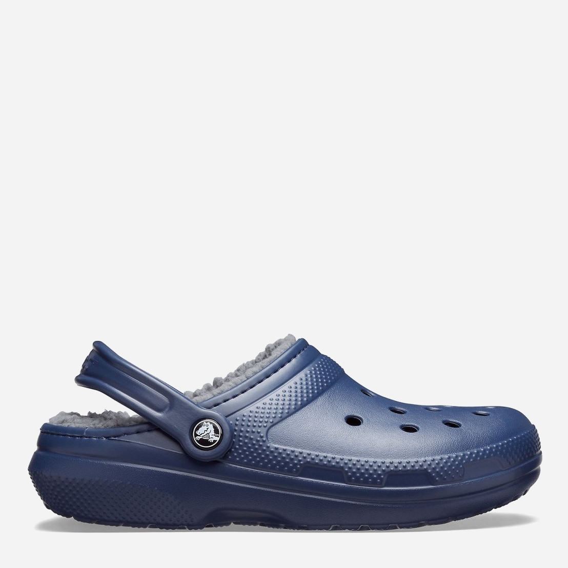 Акція на Жіночі крокси утеплені Crocs Classic Lined Clog 203591-459 36-37 (M4/W6) 22 см Сині від Rozetka