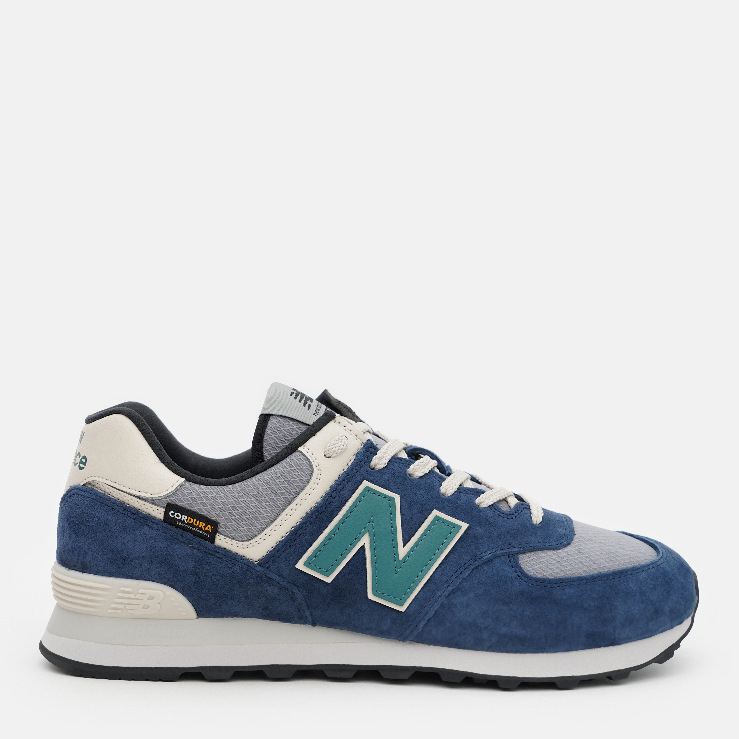 Акція на Чоловічі кросівки New Balance 574 U574SOA 44 (10US) 28 см Синій/Бірюзовий від Rozetka