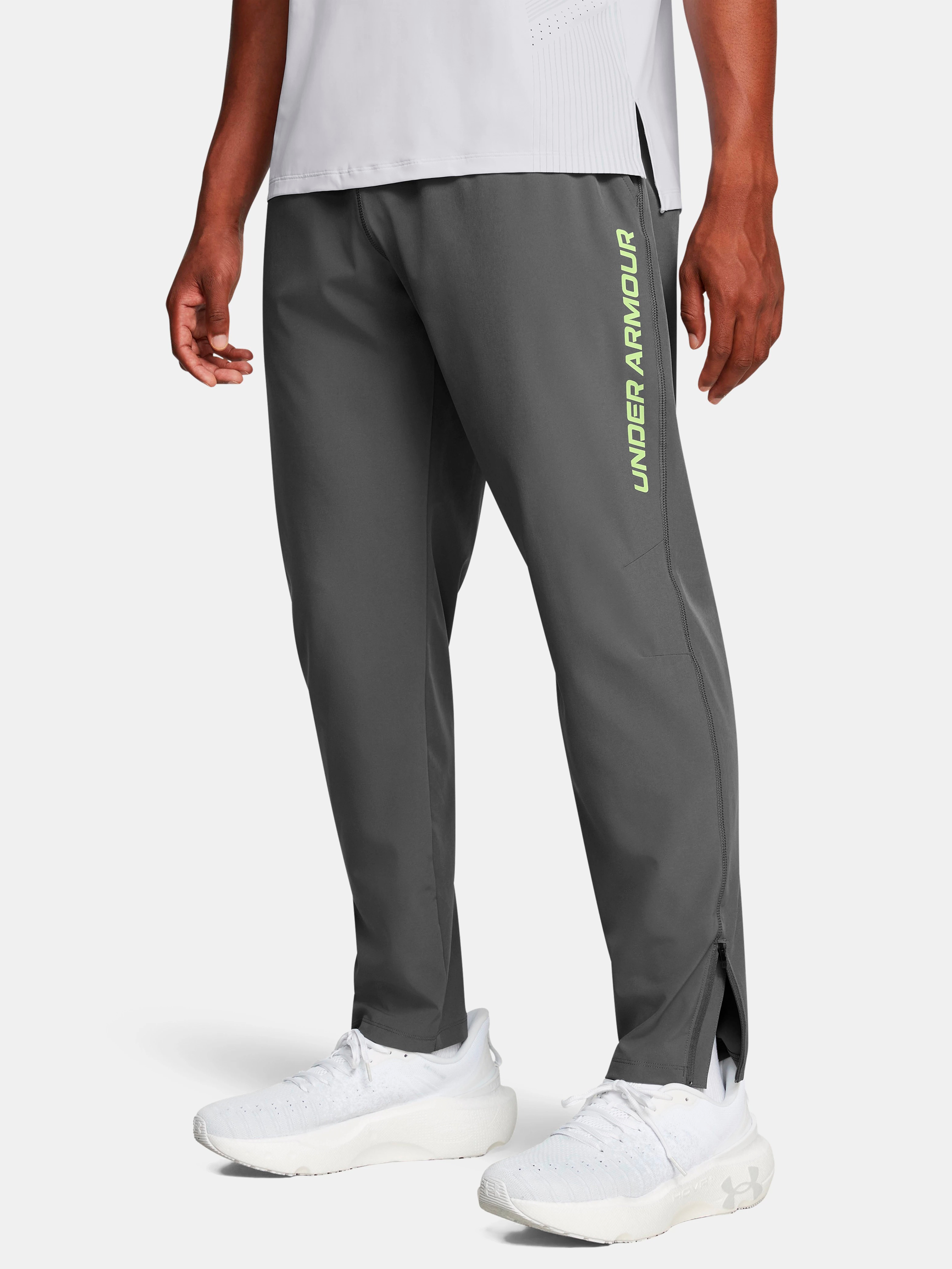 Акція на Спортивні штани чоловічі Under Armour Ua Storm Run Pants 1376800-026 L Сірі від Rozetka