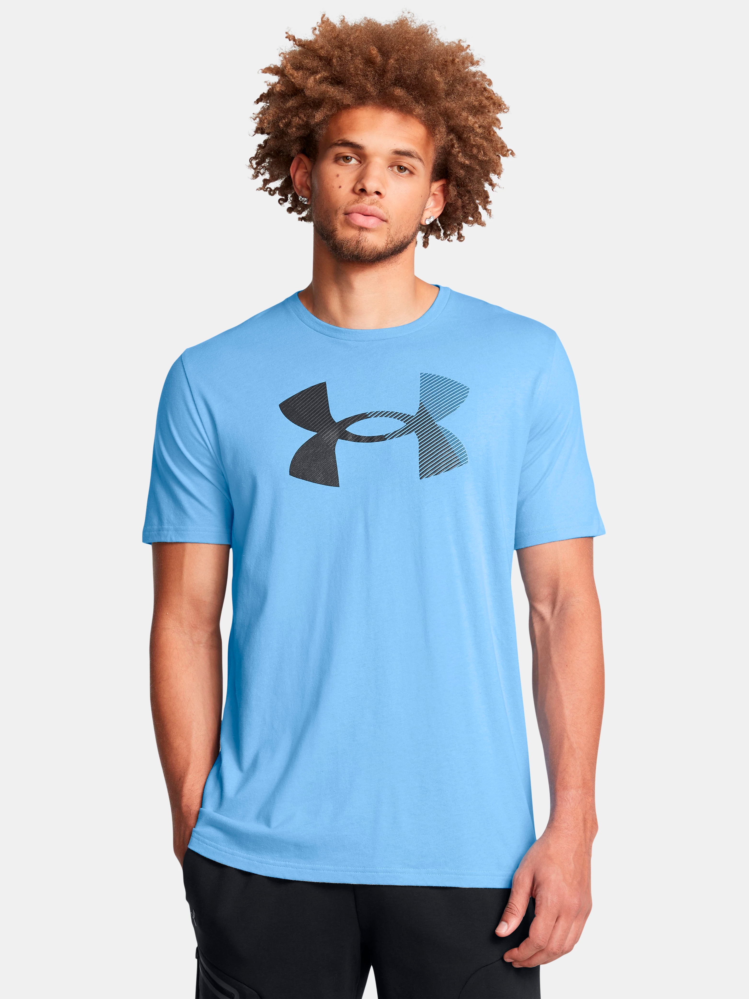 Акція на Футболка чоловіча Under Armour Ua Big Logo Fill Ss 1379451-465 2XL Блакитна від Rozetka