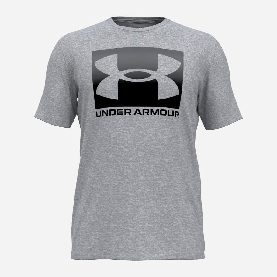 Акція на Футболка чоловіча Under Armour Ua M Boxed Sports Updated Ss 1386793-011 M Сіра від Rozetka