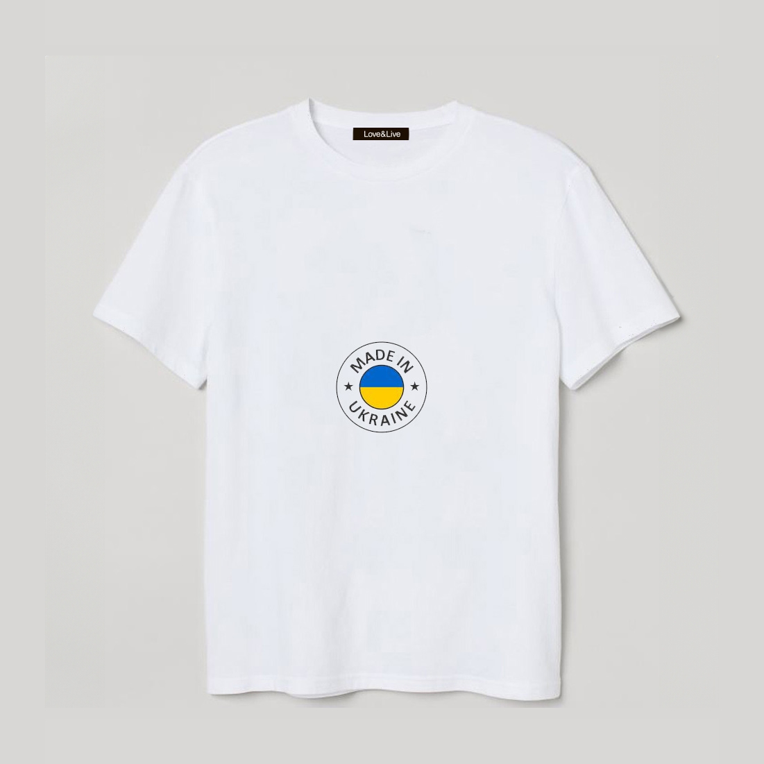 Акція на Футболка бавовняна жіноча Love&Live Born Honest LLP04948 XL Біла з принтом від Rozetka