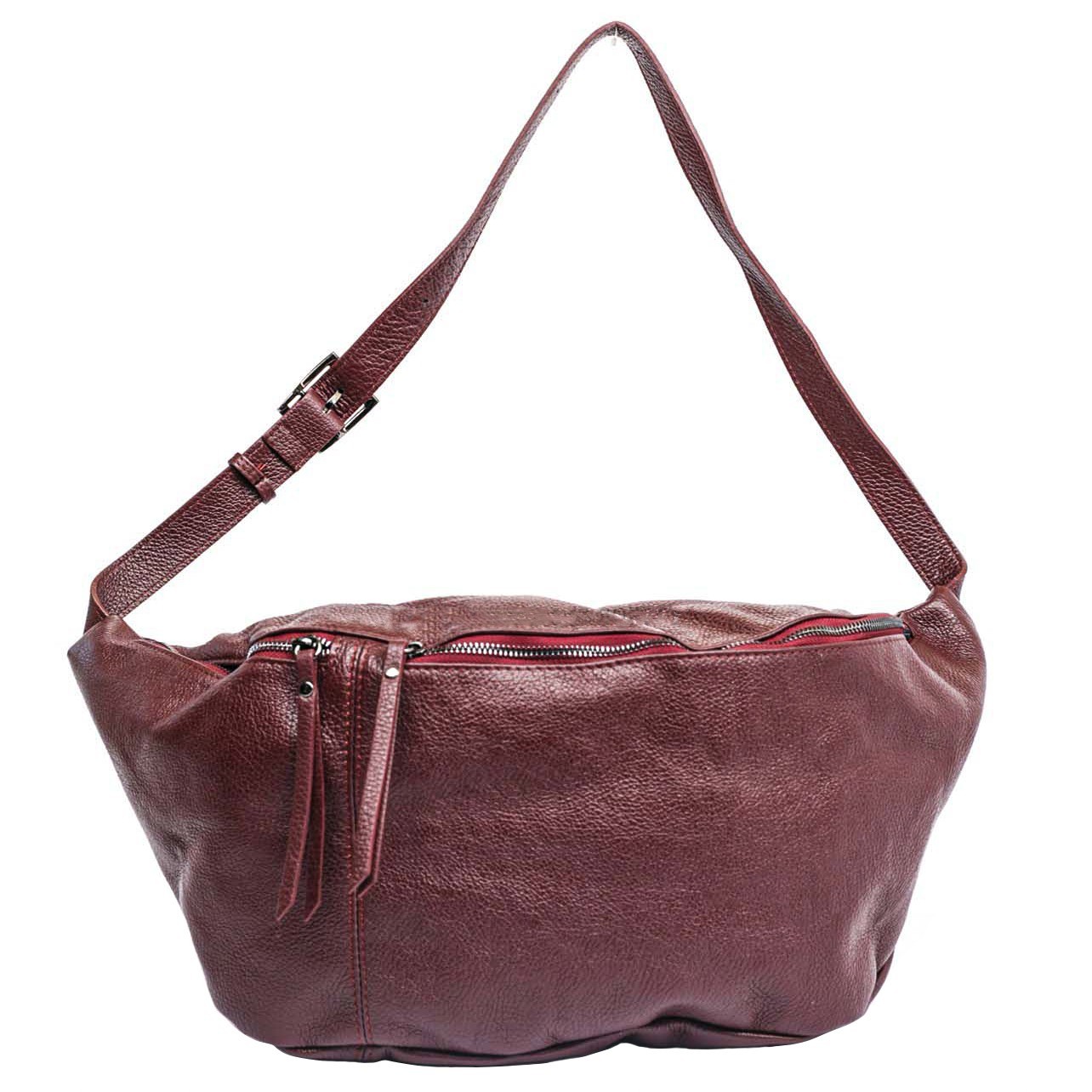 

Сумка женская кожаная ежедневная Italian Bags 8870_bordo бордо
