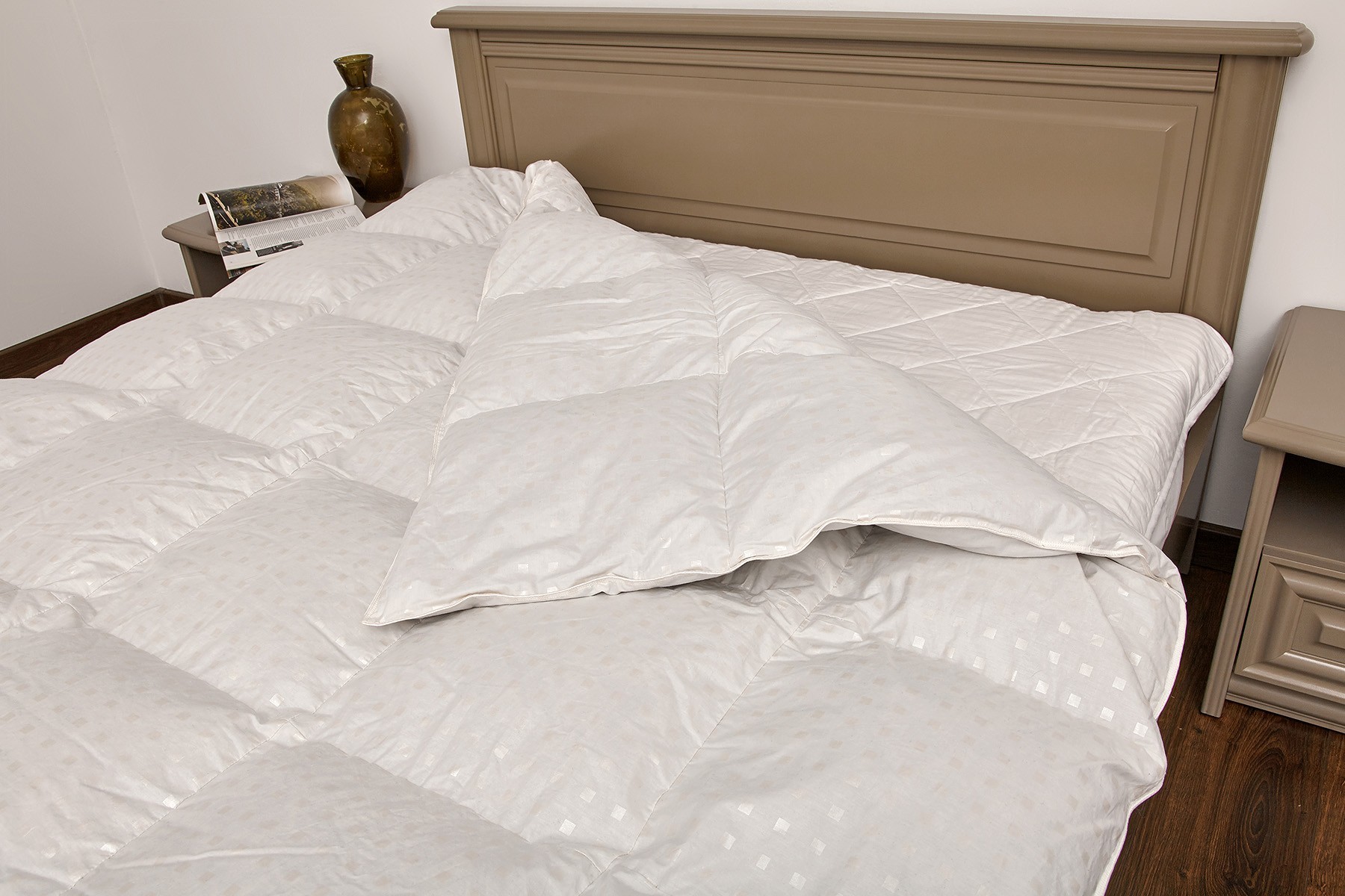 

Одеяло кассетное зимнее Perri Classic 172x205 см пух 90% перо 10%