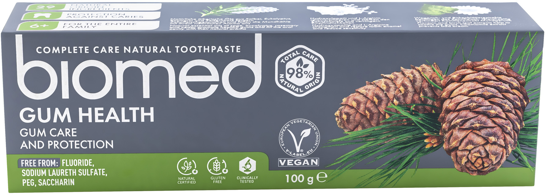 Зубна паста BioMed Gum Health Здоров'я ясен 100 г (7640168932589/3800023406844) — фото 4