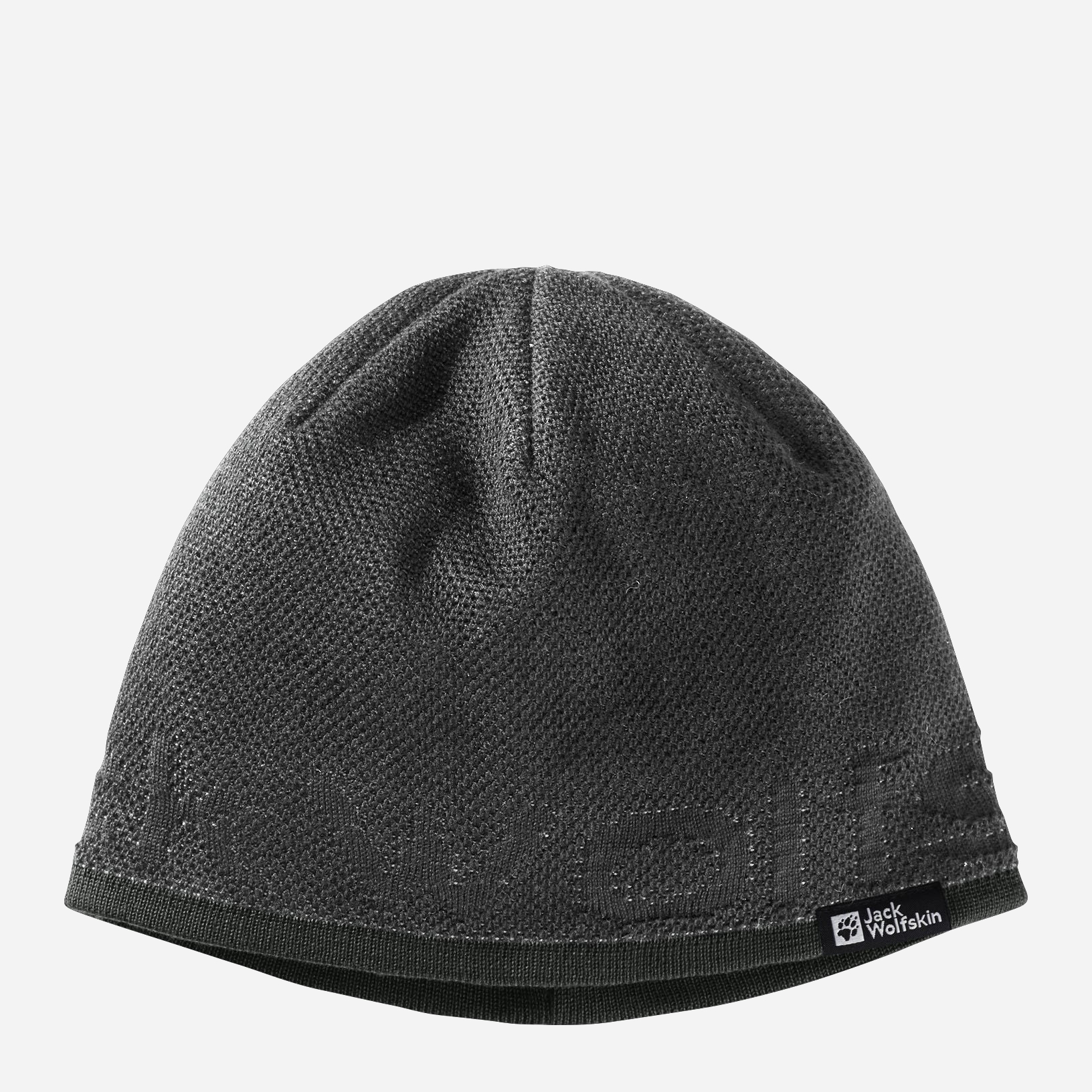 Акція на Шапка Jack Wolfskin Brand Beanie 1911801-6709 One Size Сіра від Rozetka