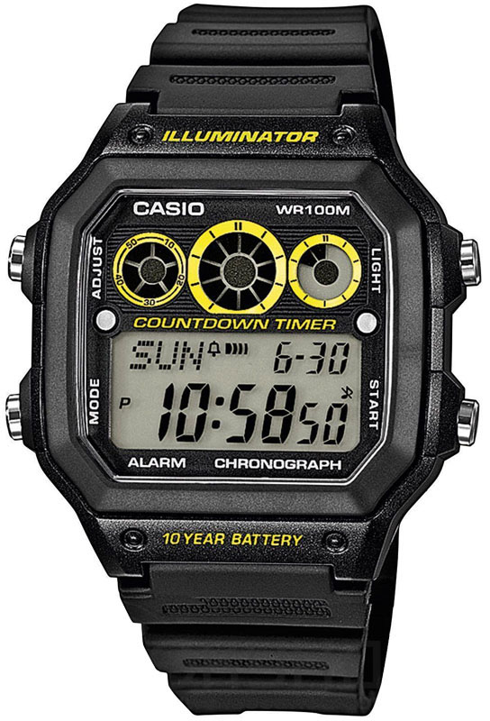 

Мужские часы CASIO AE-1300WH-1AVEF