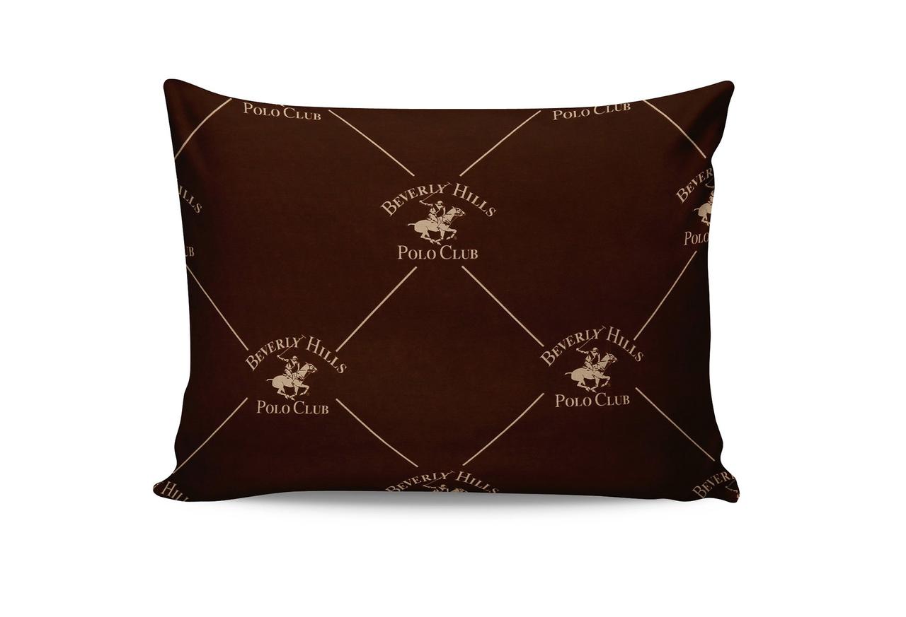 

Комплект наволочек Beverly Hills Polo Club 50x80 см, 2 шт, 100% хлопок, коричневый