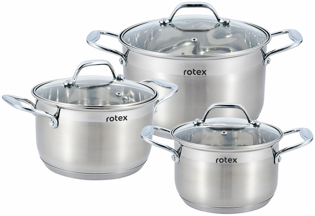 

Набор кастрюль Rotex Catania 6 предметов (RC325-6L Catania)