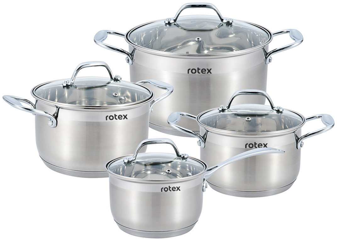 

Набор кастрюль Rotex Catania 8 предметов (RC325-8L Catania)