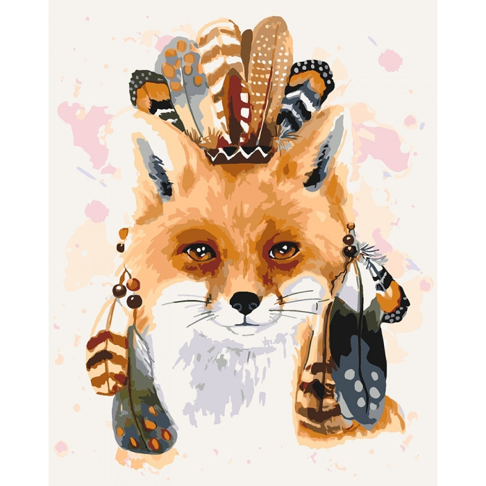 

Картина по номерам. "Хитрый лис" 40*50 KHO4146