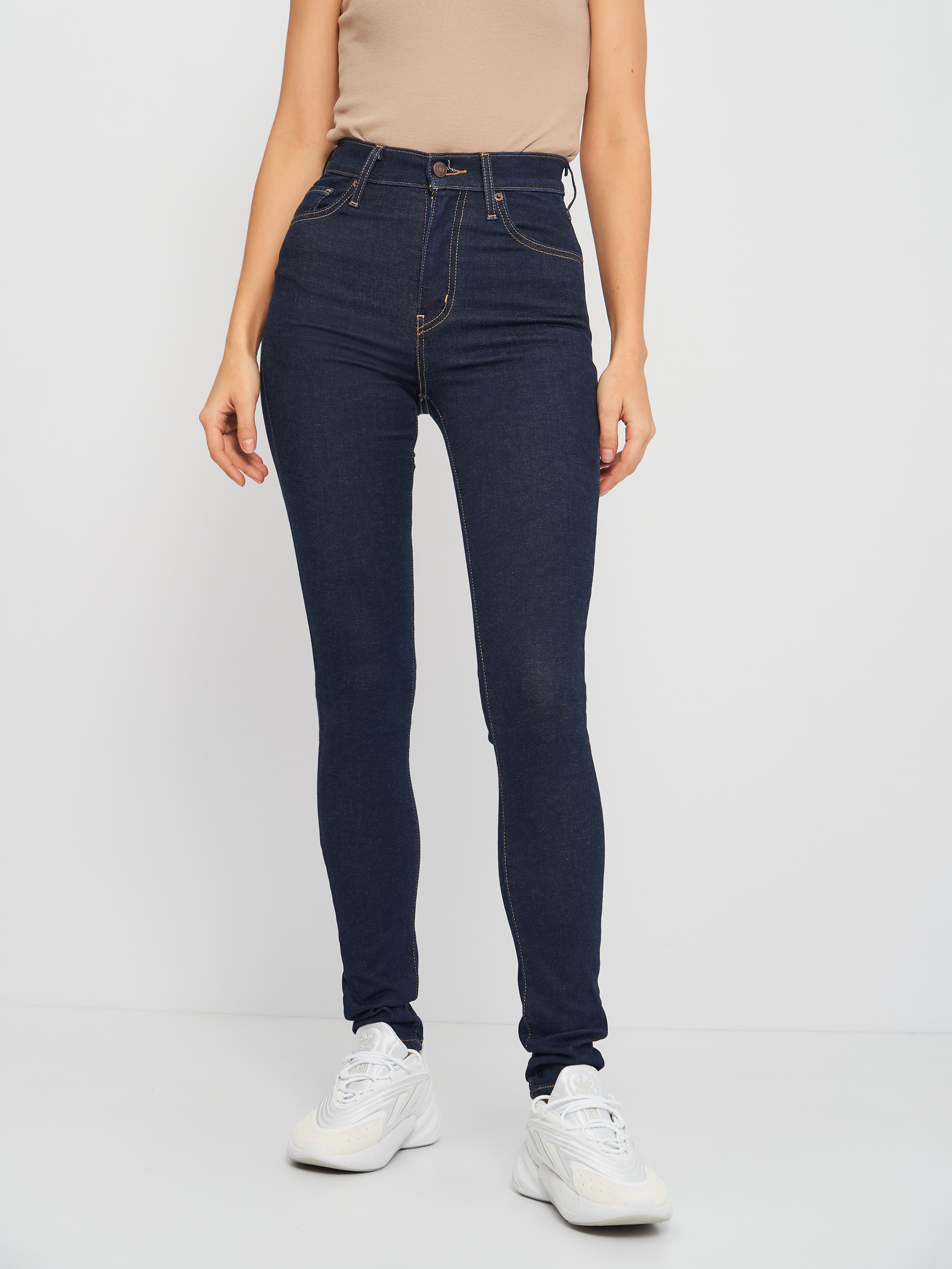 Акція на Джинси Skinny жіночі Levi's Navy Mile High 22791-0027 W24L32 Сині від Rozetka