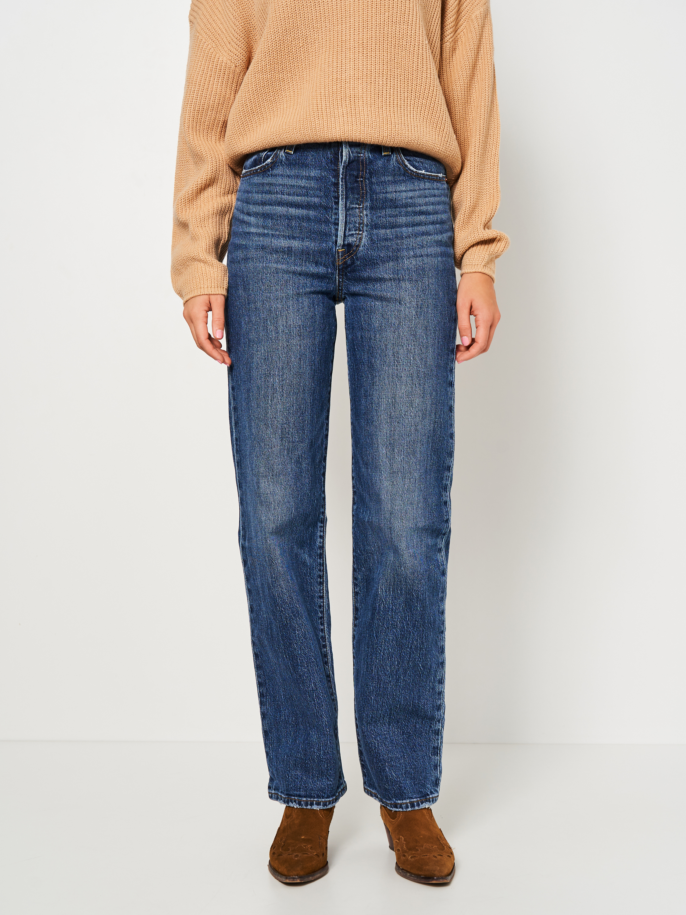 Акція на Джинси Levi's Ribcage Full Length 79078-0007 25-32 Valley View від Rozetka