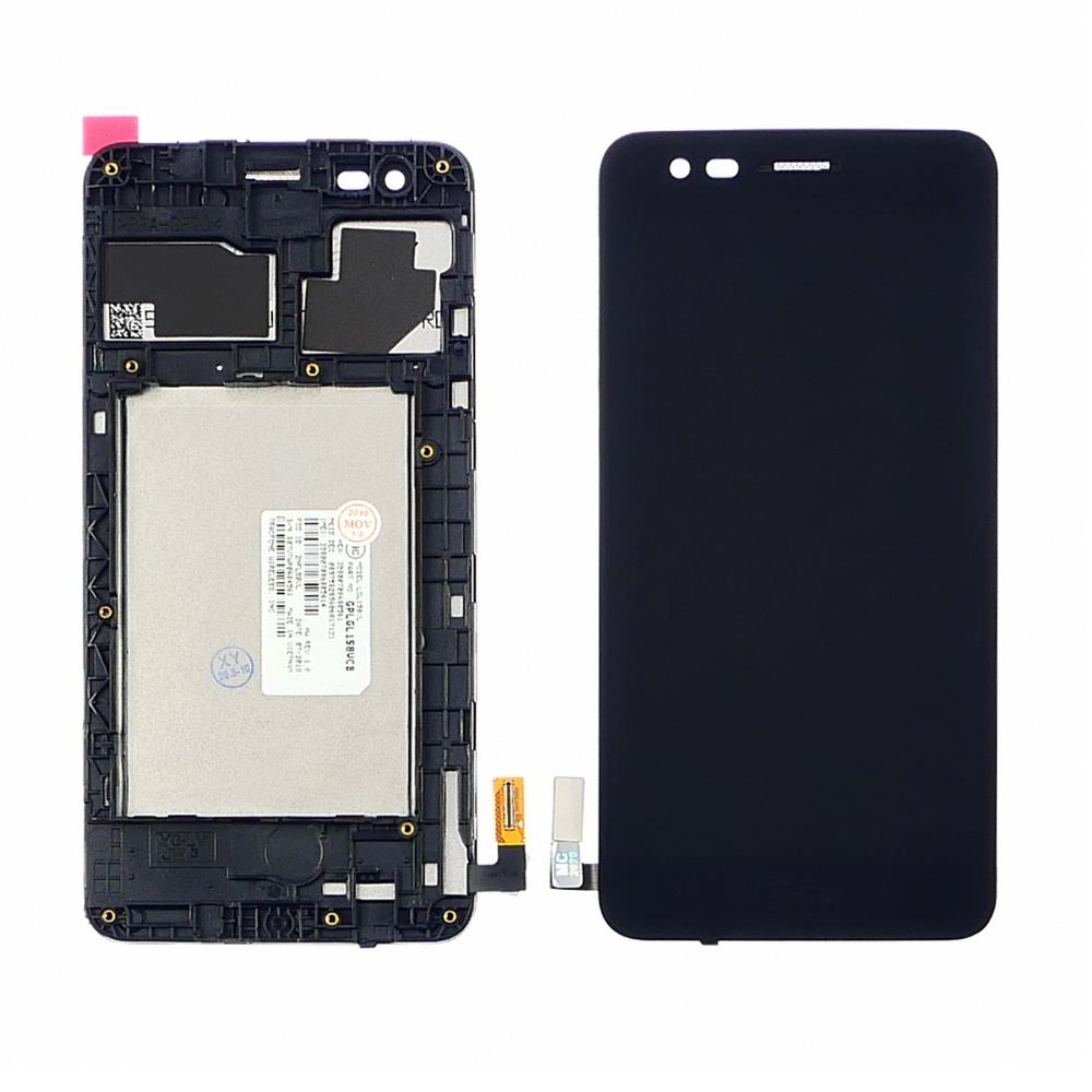 

Дисплей для LG K4 (2017) M160 с чёрным тачскрином и корпусной рамкой