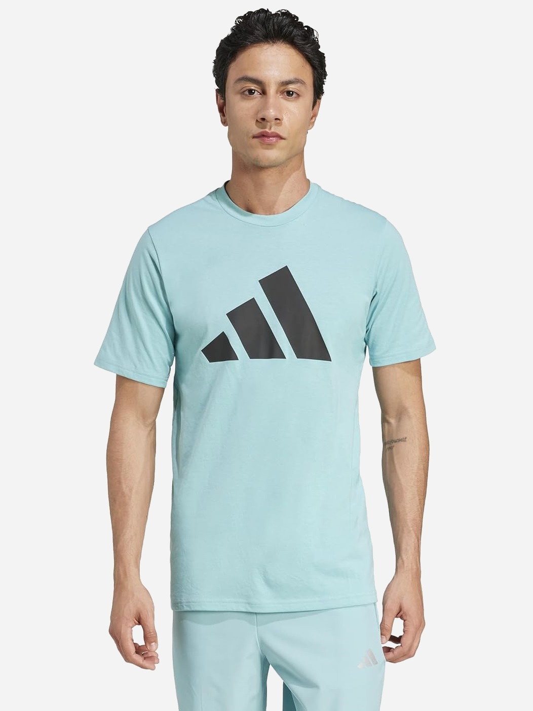 Акція на Футболка чоловіча Adidas Tr-Es Fr Logo T IW3347 XL М'ятна від Rozetka