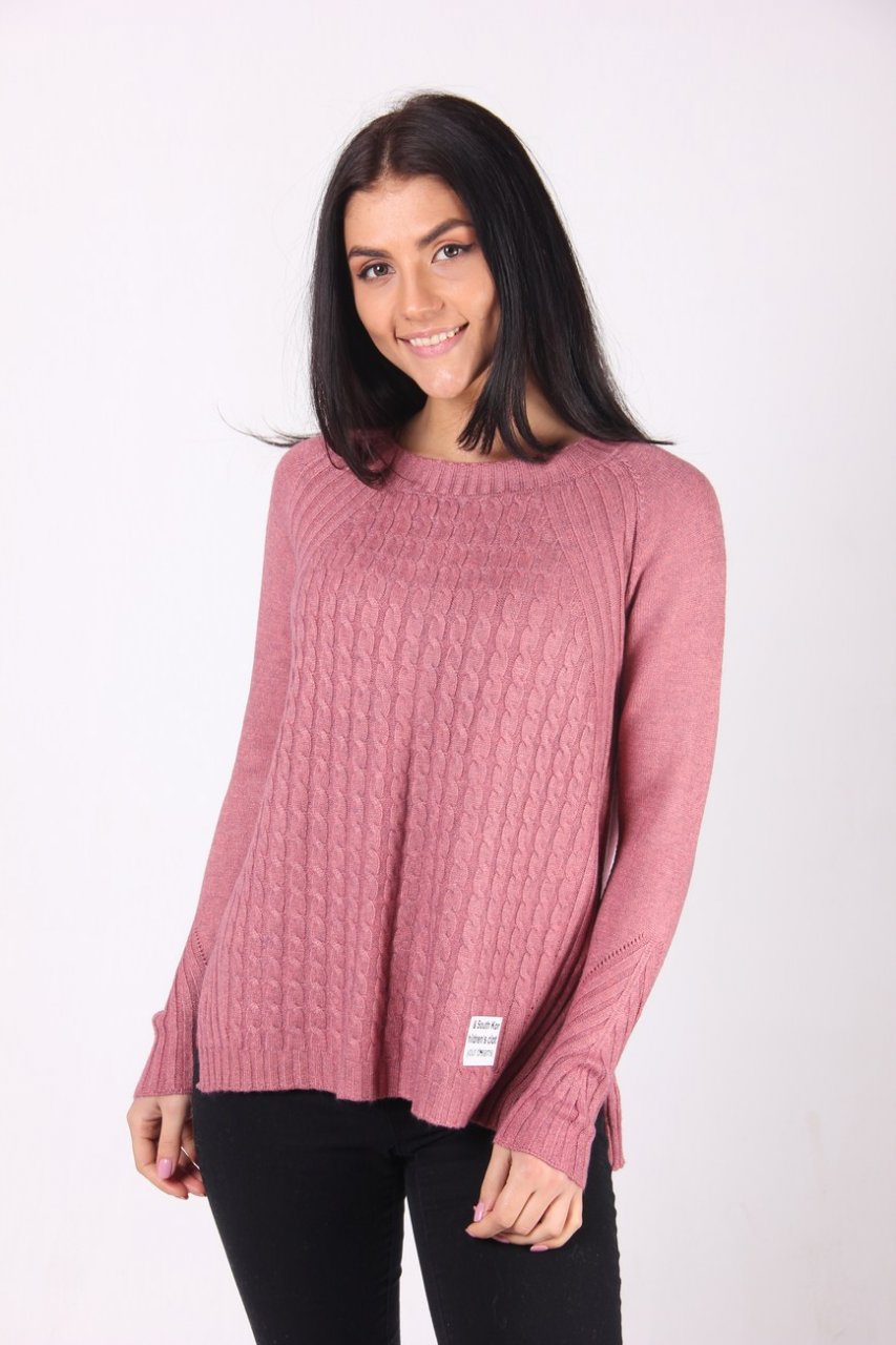 

Кофта женская LadiesFashion 9709 (Розовый M/L)