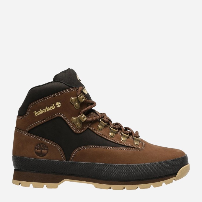 Акція на Чоловічі черевики для трекінгу Timberland Euro Hiker Mid Lace Up TB0A5ZJ59681 40 (7US) 25 см Коричневі від Rozetka