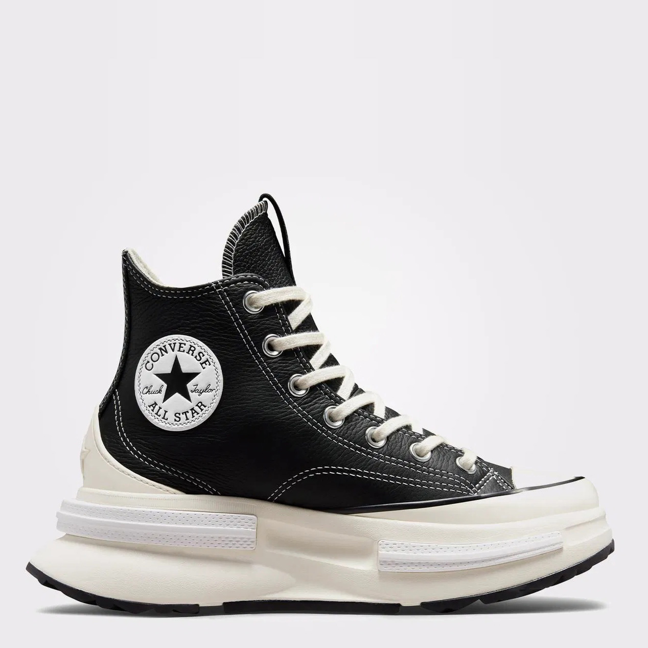 Акція на Жіночі кеди високі Converse Run Star Legacy Cx Hi A05112C-001 36.5 (4) 23 см Чорні від Rozetka