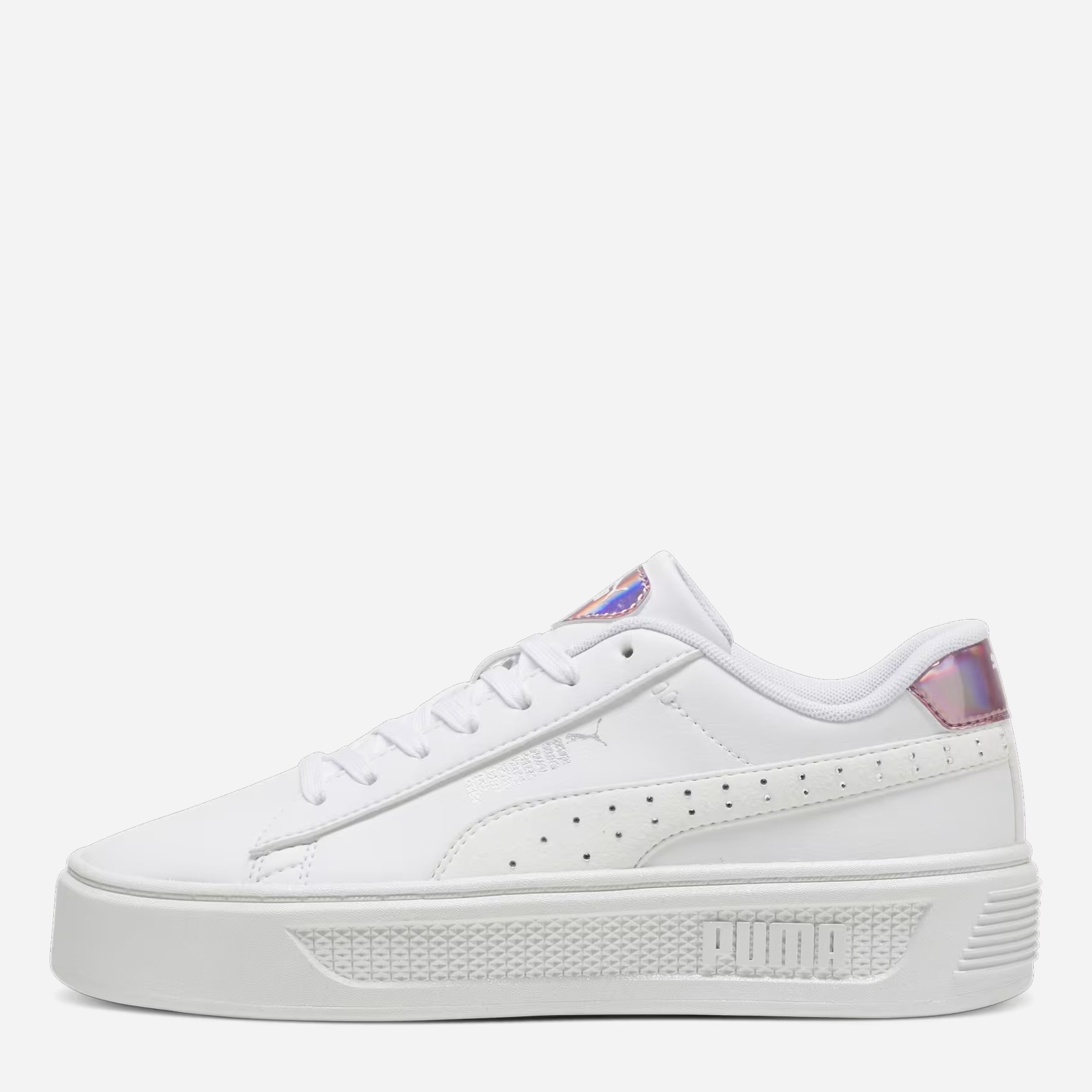 Акція на Жіночі кеди низькі Puma Smash Platform v3 GirlPower 39510301 42 (8UK) 27 см Puma White-Puma Silver-Passionfruit від Rozetka