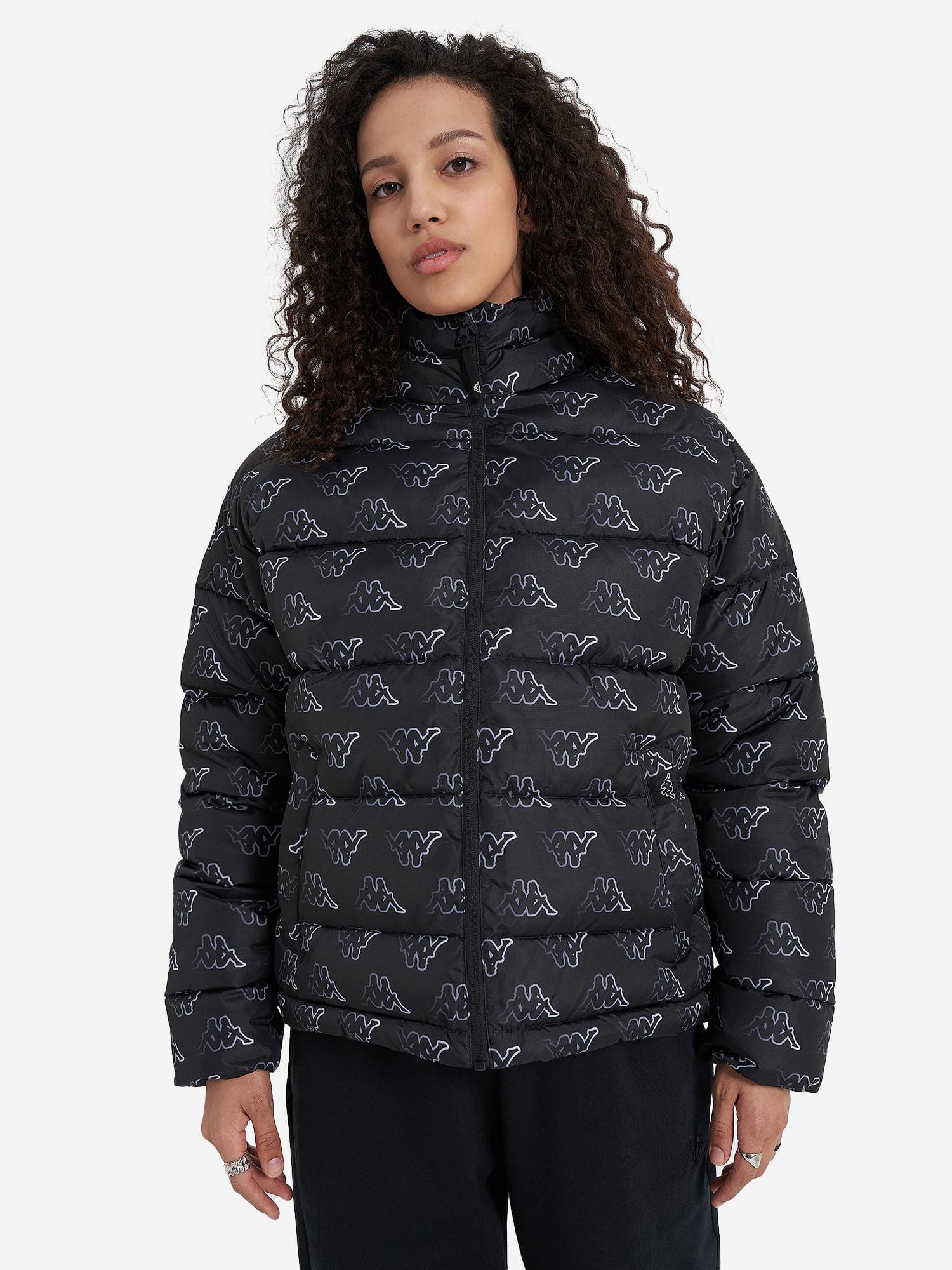 Акція на Куртка демісезонна жіноча Kappa Women's jacket 130258-B2 42-44 Чорна від Rozetka