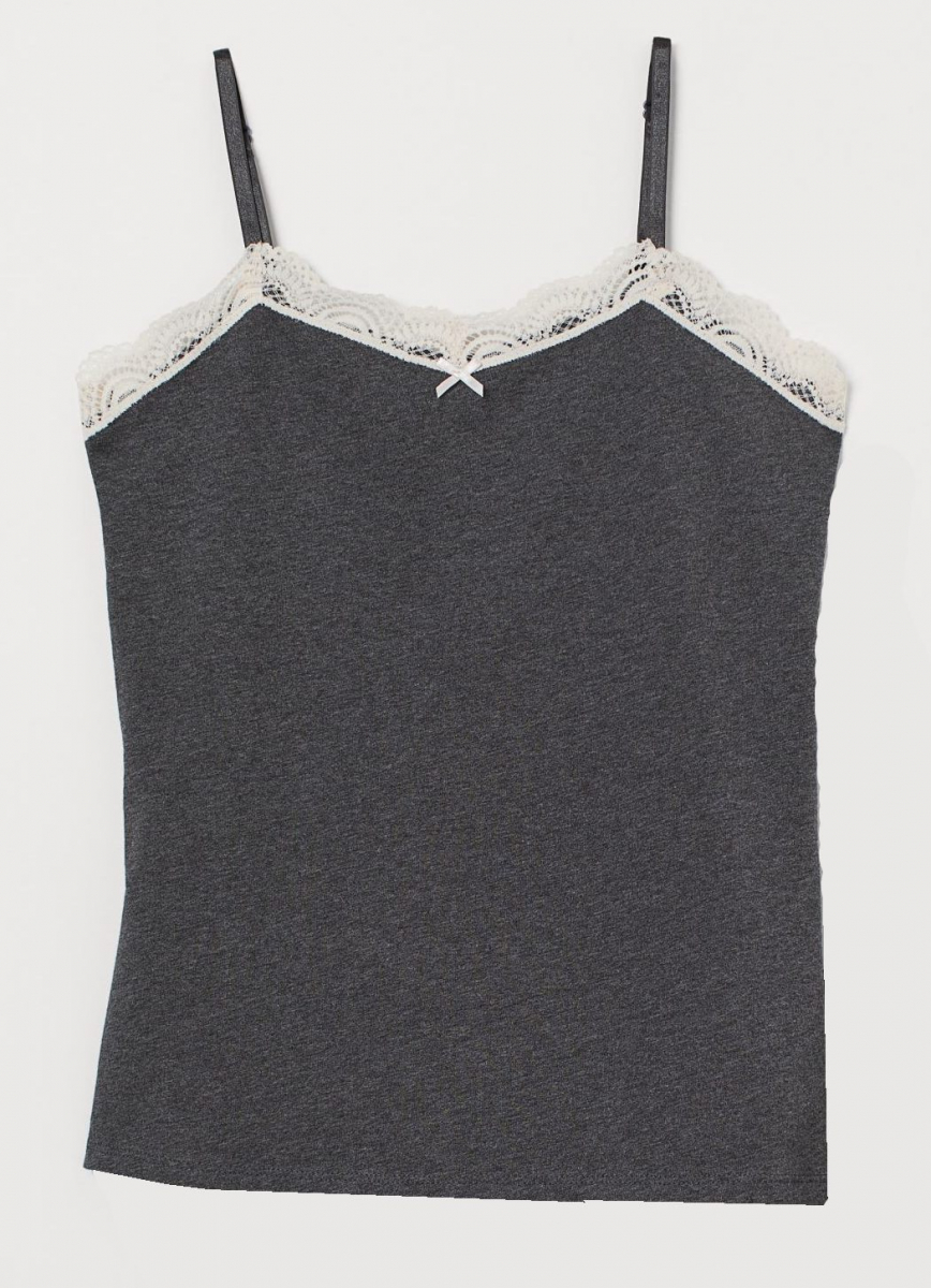 

Майка H&M 0634591006 S Серый 63462
