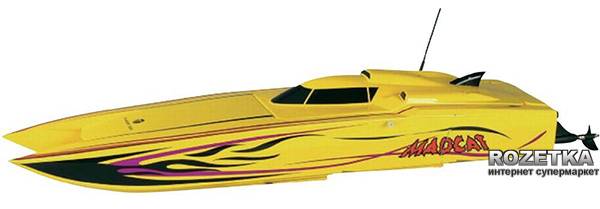 Модель катамарана Thunder Tiger Madcat OBL 2.4GHz RTR Yellow (5130-F11Y ...