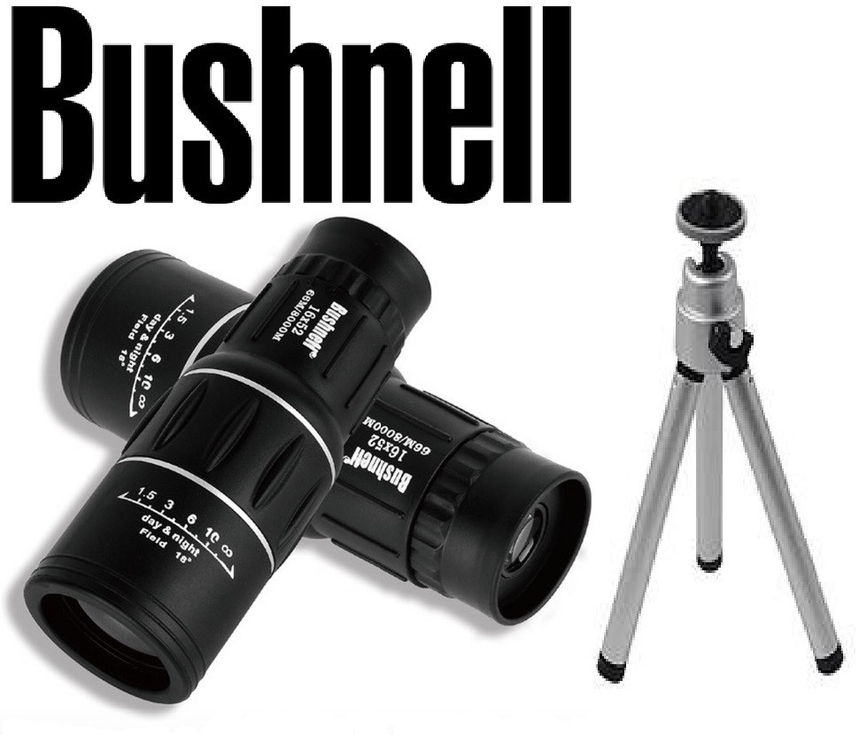 

Монокуляр Bushnell 16x52 с чехлом и треногой Black