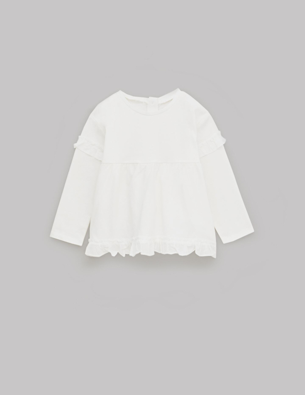 

Футболка д/р Zara ДД002077 (0722/320/251) цвет белый 110
