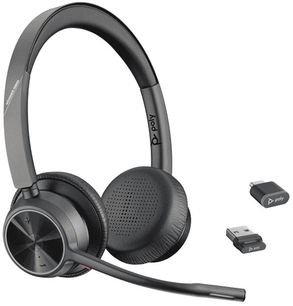 Навушники Poly Voyager 4320 USB-C Black (PL-76U50AA)