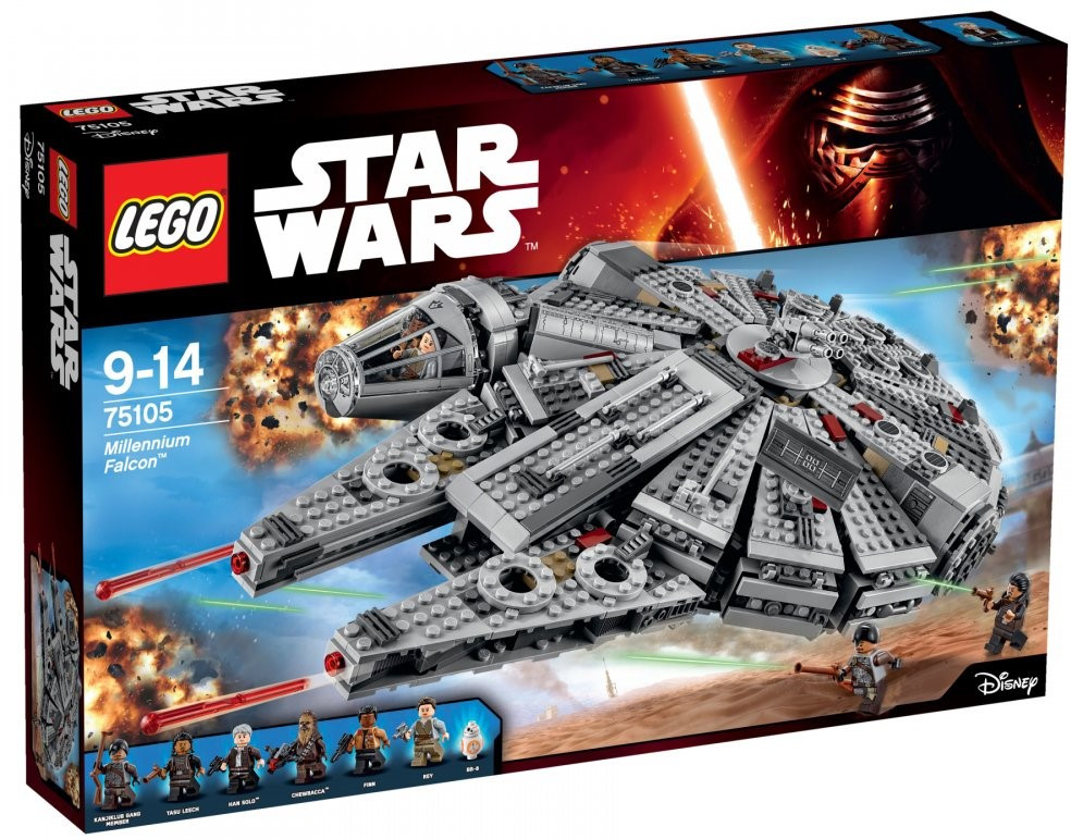 

Lego Star Wars Сокол Тысячелетия 75105