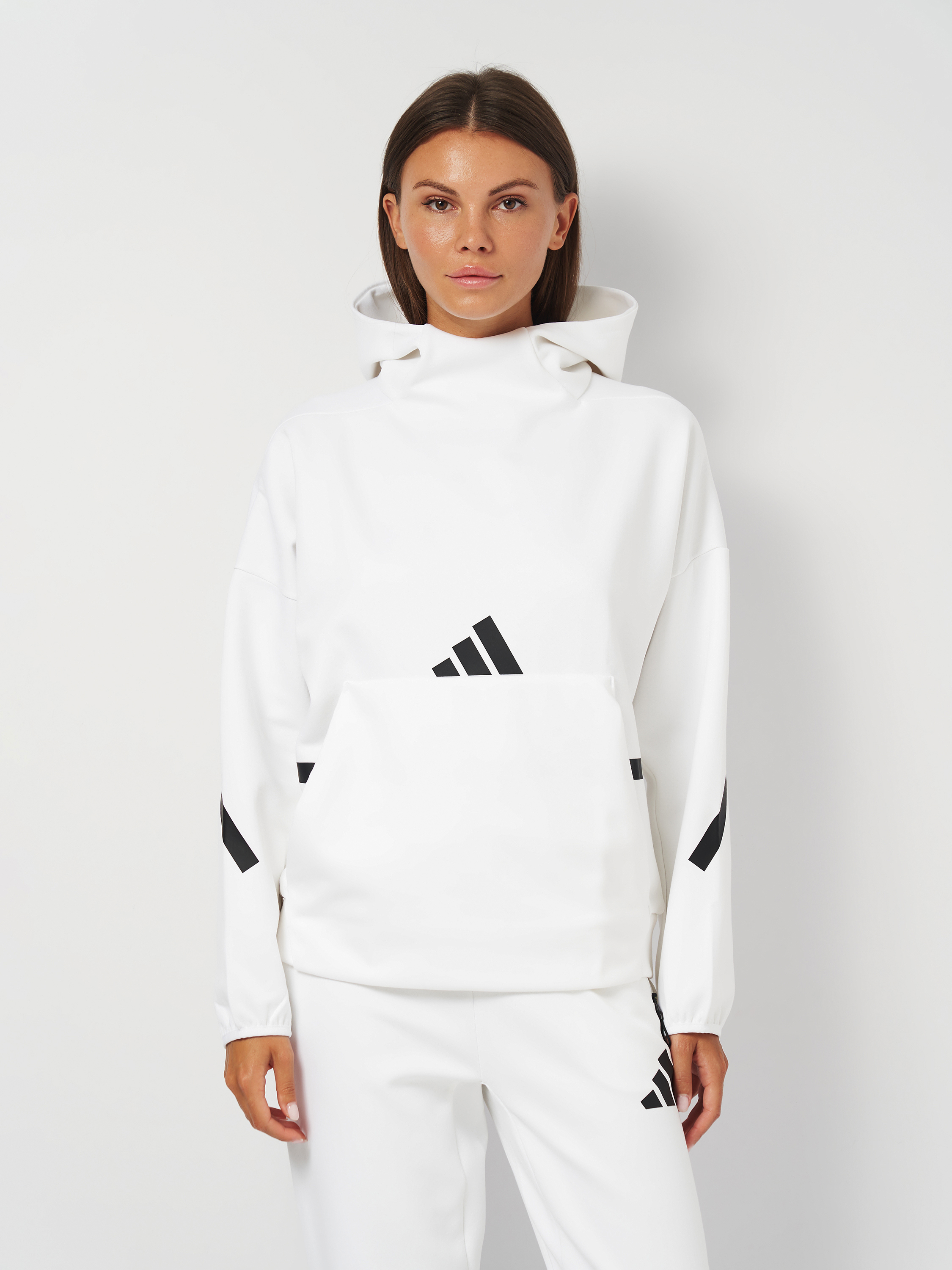 Акція на Худі жіноче Adidas W Z.N.E. Oh Hd JI7553 XS White від Rozetka