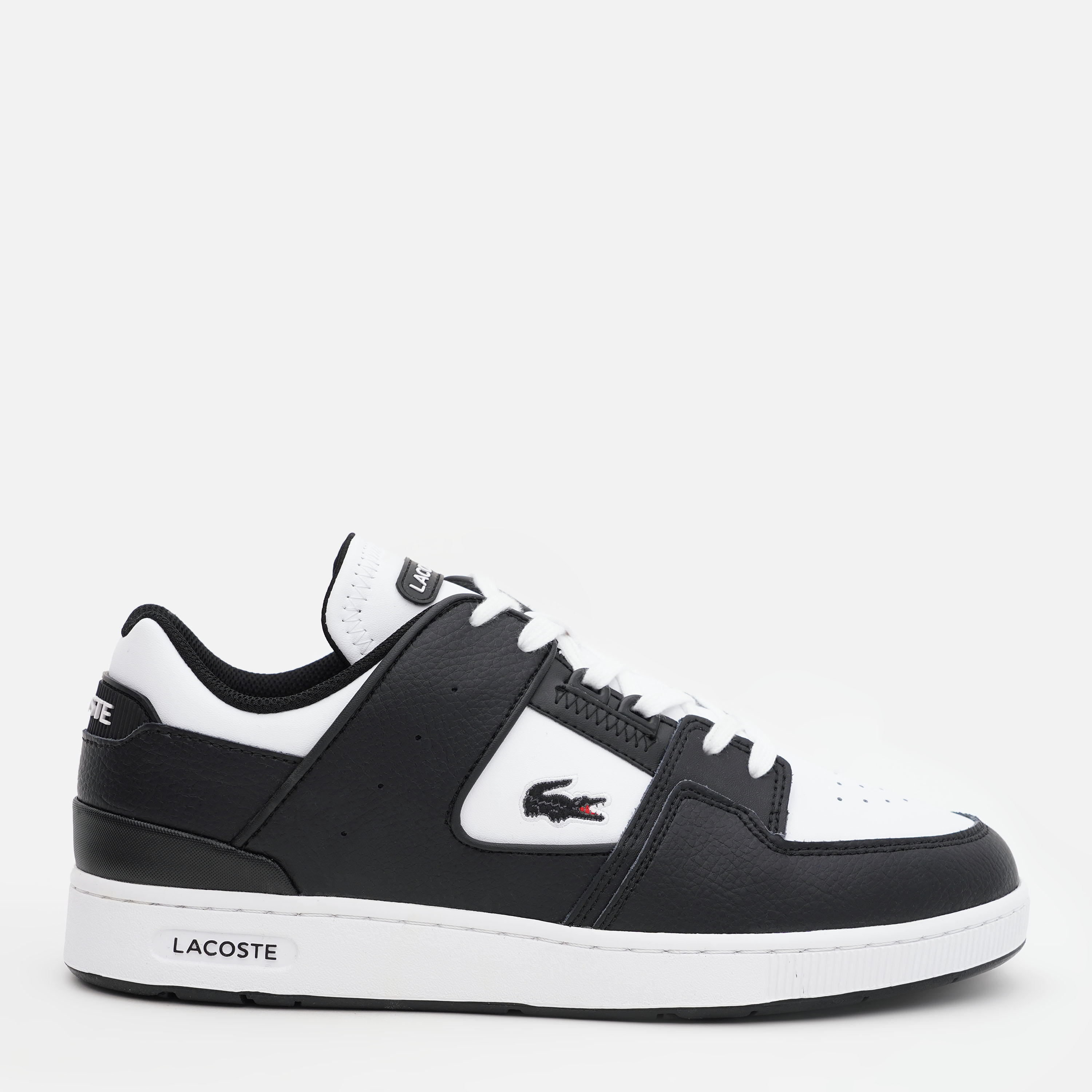 Акція на Чоловічі кросівки Lacoste Court Cage 748SMA0016-312 44.5 (T10) 27.8 см Blk/Wht від Rozetka